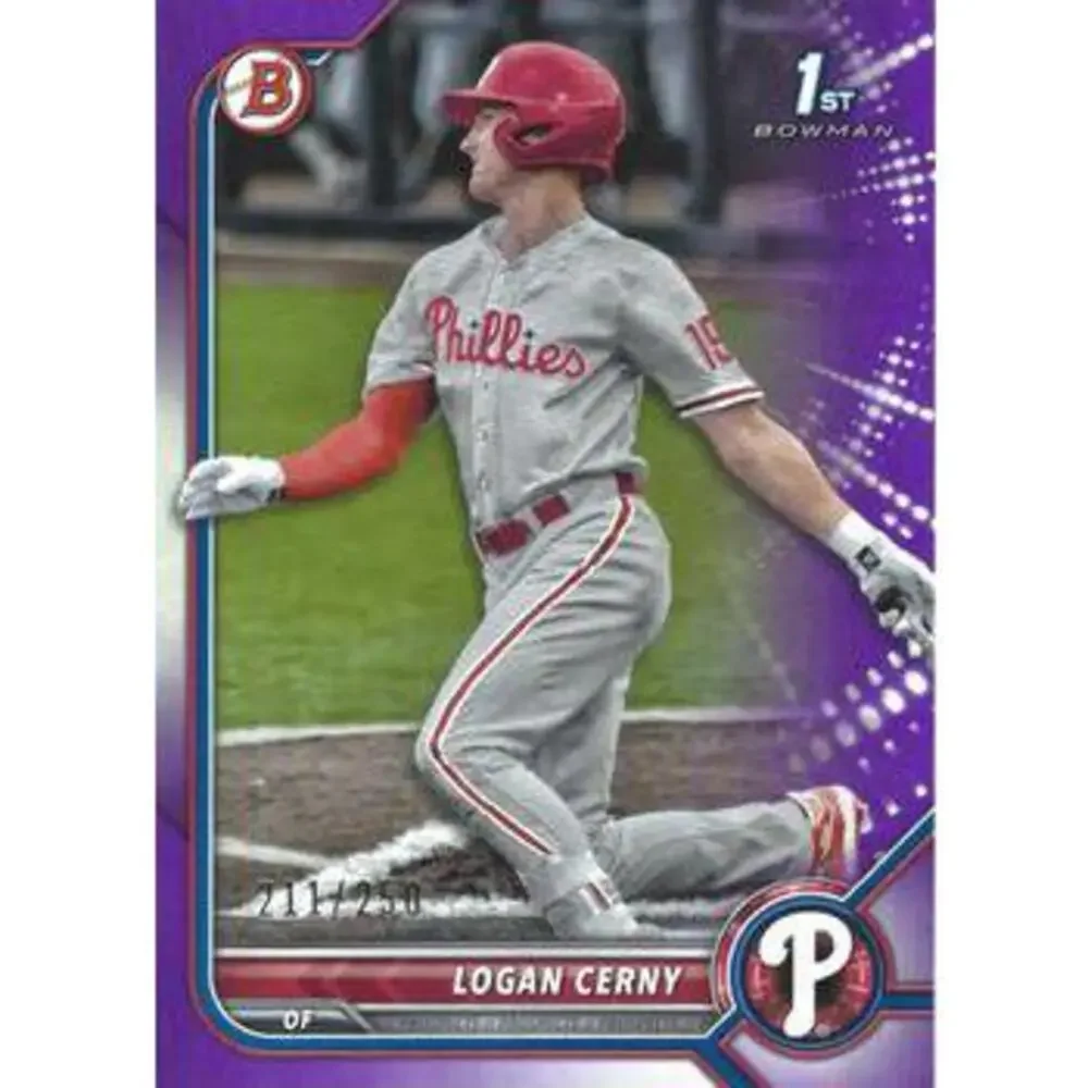 2022 Bowman 1st Bowman Logan Cerny #BP-120 Philadelphia Phillies